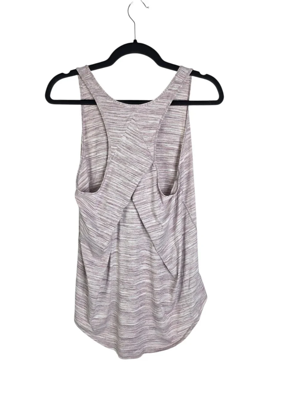 Lululemon Essential Tank Pleated Seriously Light Luon Space Dye Camo Misty Mauve